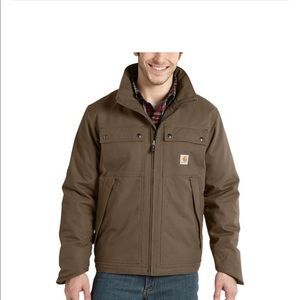 Carhartt Men’s Medium Canyon Brown Cotton/Polyester Quick Duck Jacket
